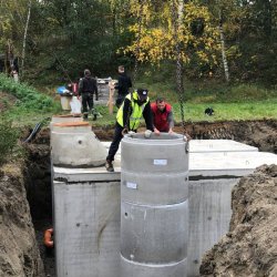 Výstavba retenční nádrže Netolice 2018